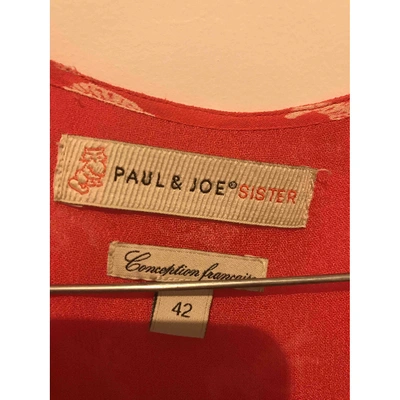 Pre-owned Paul & Joe Sister Mini Dress In Red