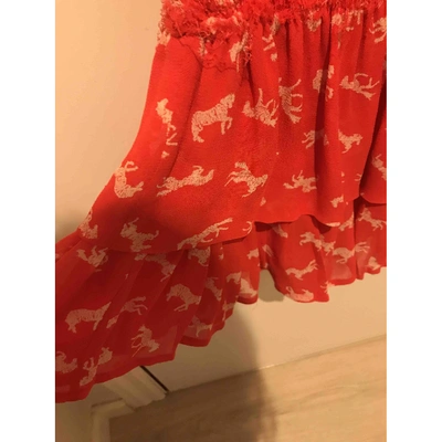 Pre-owned Paul & Joe Sister Mini Dress In Red