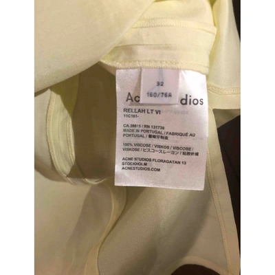 Pre-owned Acne Studios Shirt In Yellow