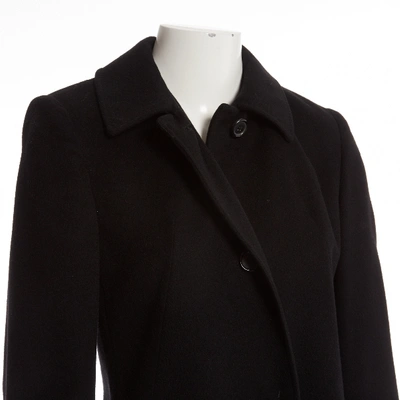 Pre-owned Aquascutum Black Cashmere Coat