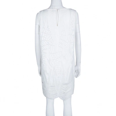 Pre-owned Fendi White Cotton Dress