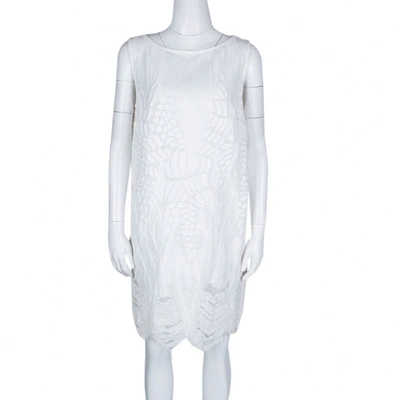 Pre-owned Fendi White Cotton Dress