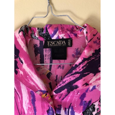 Pre-owned Escada Pink Synthetic Top