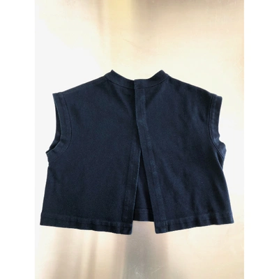 Pre-owned Ag Blue Cotton  Top