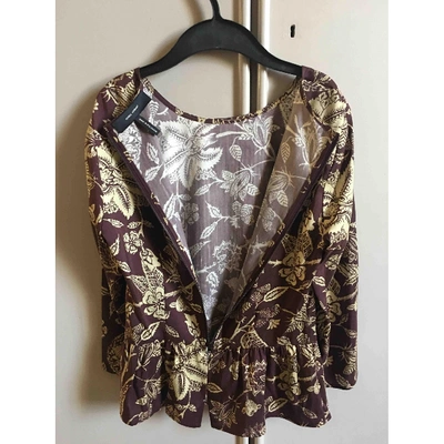 Pre-owned Isabel Marant Silk Blouse In Brown