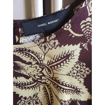 Pre-owned Isabel Marant Silk Blouse In Brown