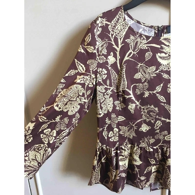 Pre-owned Isabel Marant Silk Blouse In Brown