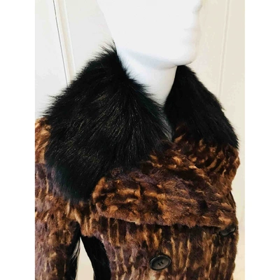 Pre-owned Dolce & Gabbana Brown Mink Coat