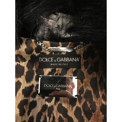 Pre-owned Dolce & Gabbana Brown Mink Coat