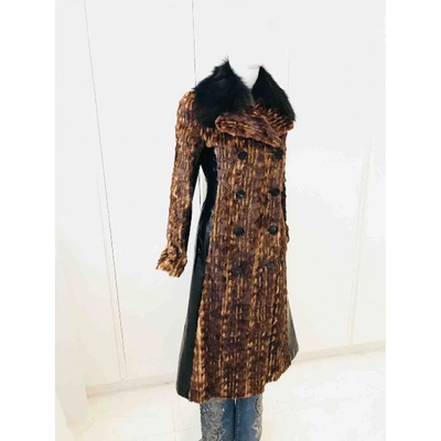 Pre-owned Dolce & Gabbana Brown Mink Coat