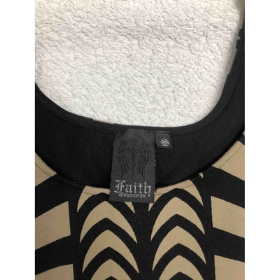 Pre-owned Faith Connexion Mini Dress In Camel