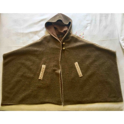 Pre-owned Fendi Wool Coat In Camel