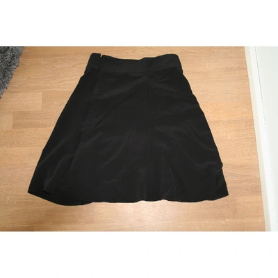 Pre-owned Chloé Black Silk Skirt