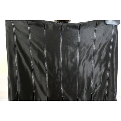 Pre-owned Beaufille Mid-length Skirt In Black