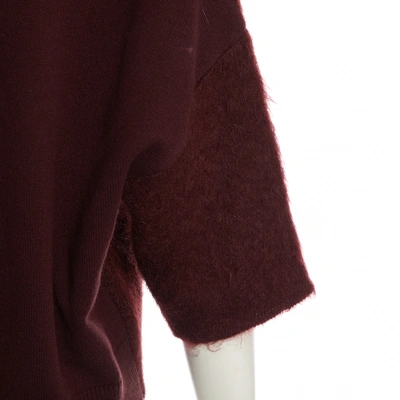 Pre-owned Giambattista Valli Wool Jumper In Burgundy