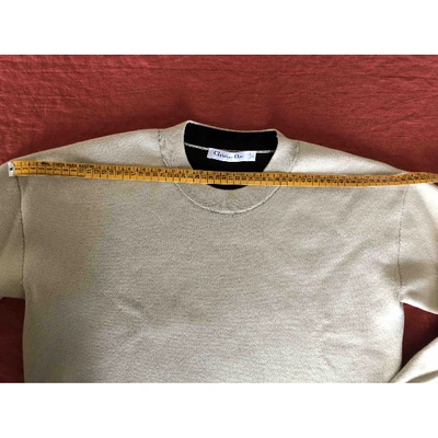 Pre-owned Dior Beige Cashmere Knitwear