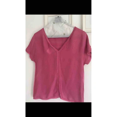 Pre-owned Chanel Silk Blouse In Pink