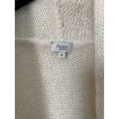 Pre-owned Hoss Intropia Ecru Wool Coat