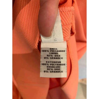 Pre-owned Diane Von Furstenberg Dress In Orange