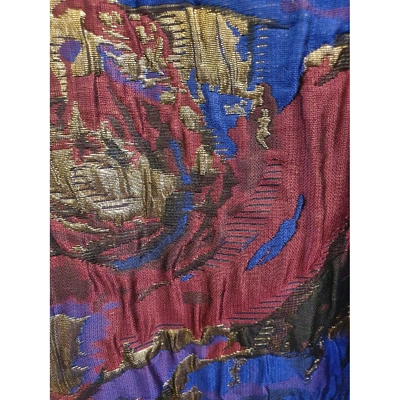 Pre-owned Aidan Maxi Skirt In Multicolour