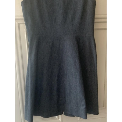 Pre-owned L Agence Blue Cotton Dress