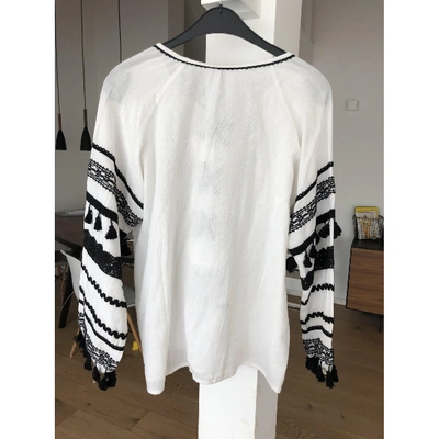 Pre-owned Dodo Bar Or Tunic In White