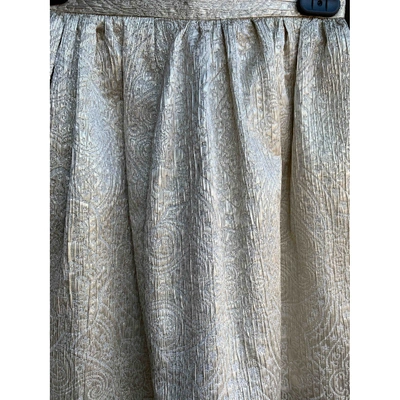 Pre-owned Tara Jarmon Metallic Skirt