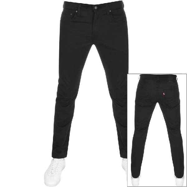 levi's 512 slim tapered jeans black