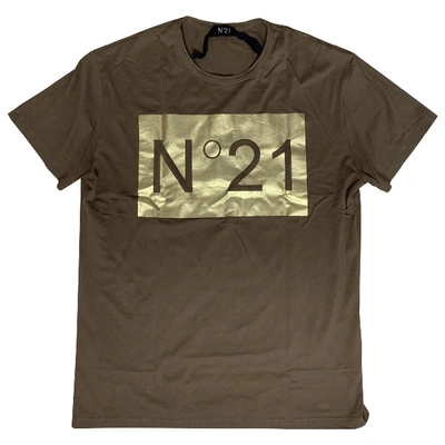 Pre-owned N°21 Brown Cotton Top
