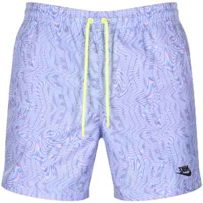 Shop Nike Festival Logo Swim Shorts Purple