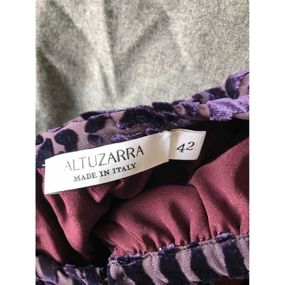 Pre-owned Altuzarra Purple Viscose Top