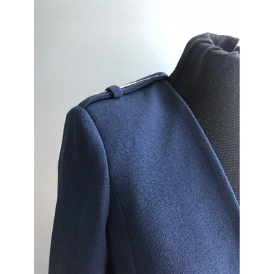 ELISABETTA FRANCHI Pre-owned Blue Polyester Jacket