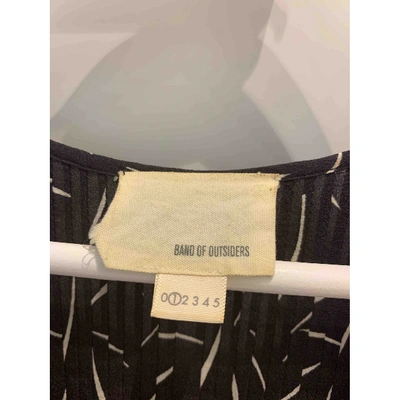 Pre-owned Band Of Outsiders Silk Blouse In Black