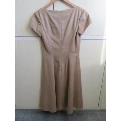 Pre-owned Polo Ralph Lauren Cashmere Dress In Camel