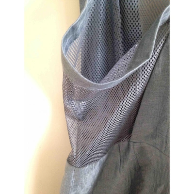 Pre-owned Emporio Armani Linen Jumpsuit In Grey