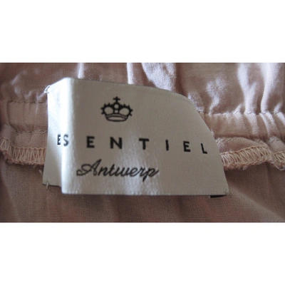 Pre-owned Essentiel Antwerp Mini Dress In Pink