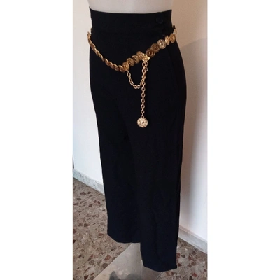 Pre-owned Moschino Cheap And Chic Black Trousers
