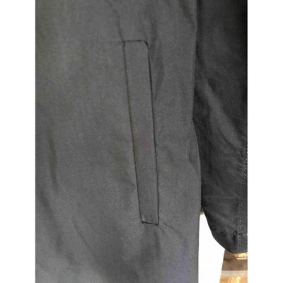 Pre-owned Aspesi Black Cotton Trench Coat