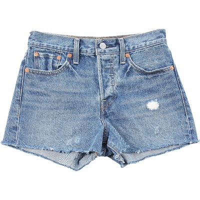 Pre-owned Levi's Blue Denim - Jeans Shorts