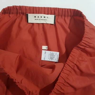 Pre-owned Marni Mid-length Skirt In Red