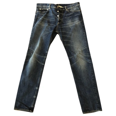 Pre-owned Golden Goose Blue Cotton Jeans