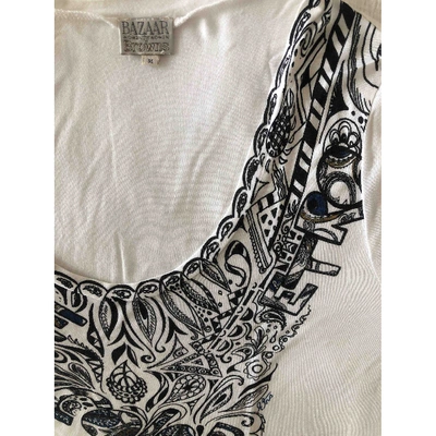 Pre-owned Browns White Viscose Top
