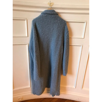 Pre-owned Roberto Collina Wool Coat In Blue