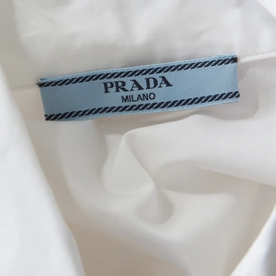 Pre-owned Prada White Cotton Dress