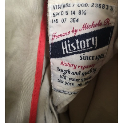 Pre-owned History Repeats Short Pants In Beige