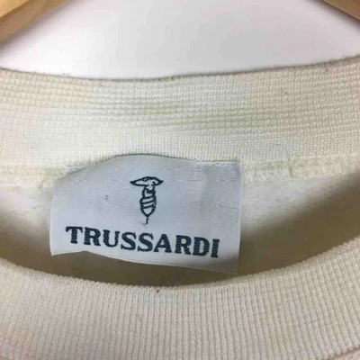 Pre-owned Trussardi White Cotton Knitwear