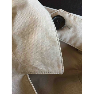 Pre-owned Tod's Trench Coat In Beige
