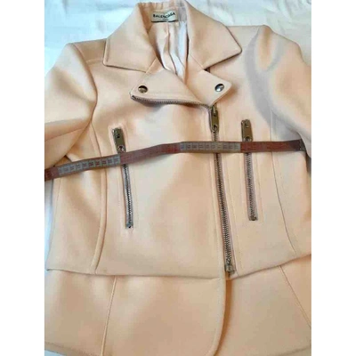 Pre-owned Balenciaga Jacket In Pink