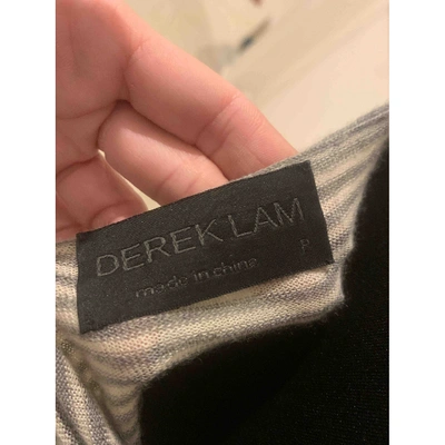 Pre-owned Derek Lam Cashmere Mini Dress In Grey