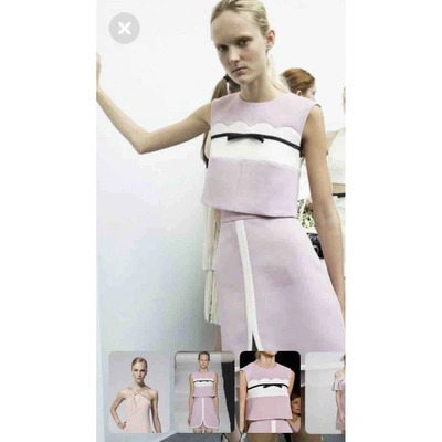 Pre-owned Giambattista Valli Pink Synthetic Top